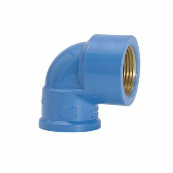 Joelho Soldável C/ Bucha Latão 25 X 3/4 Pol Azul Amanco