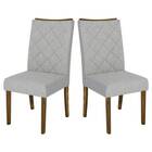 Jogo 02 Cadeiras Para Sala De Jantar Golden Demolição Linho C