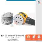 Jogo 10 Disco De Lixa Velcro Branco 125mm Grão 320 Starfer