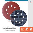 Jogo 10 Disco de Lixa Velcro para Madeira 125mm Grão 150 Star