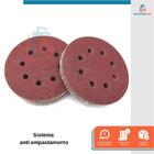 Jogo 10 Disco De Lixa Velcro Para Madeira 125mm Grão 180 Star