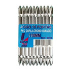 Jogo 10 Pontas Ph2 Dupla Crv 110mm