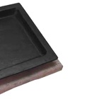 Jogo 10 Tepan 16x16cm Ferro Fundido E 10 Aparador Em Madeira