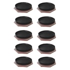 Jogo 10 Tepan Redondo 18 Ferro Fundid E 10 Aparador Madeira