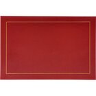 Jogo 12 Americano Classic Pu 45x30cm Bordô