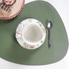 Jogo 12 Americano Shape Pu 43cm Verde