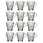 Jogo 12 Canecas De Vidro Borboleta 280ml Class Home