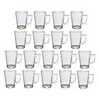 Jogo 12 Canecas De Vidro Casual 185ml Class Home