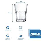 Jogo 12 Copos 200ml Para Suco Água E Refrigerante Nadir Figue