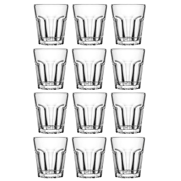 Jogo 12 Copos Shot De Vidro Casual 45ml Class Home