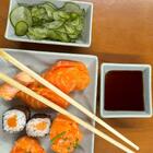 Jogo 12 Molheiras Porta Shoyu Quadrado Melamina 7x2cm Lyor Gr