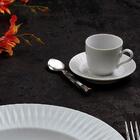 Jogo 12 Xícaras 75ml Café Com Pires Germer Porcelana Branca C