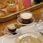 Jogo 12 Xícaras Cristal Com Pires 180ml Café Chá Wolff Pearl