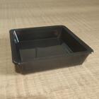 Jogo 24 Porta Shoyu 50ml Cada Molheiras Sushi Pretas Quadrada