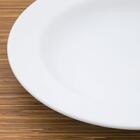 Jogo 24 Pratos Fundos De Porcelana 21,5cm Classe Única Iguaçu