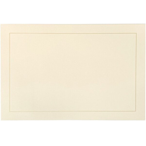 Jogo 2 Americano Classic Pu 45x30cm Palha