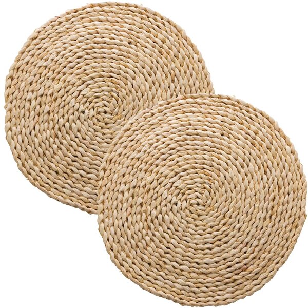 Jogo 2 Americano Fibra Natural Estilo Rústico 38cm