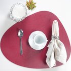 Jogo 2 Americano Shape Pu 43cm Bordô