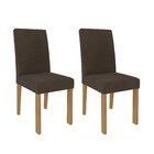 Jogo 2 Cadeiras Maia Nature/mascavo