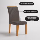 Jogo 2 Cadeiras Miami Yescasa Cinza Escuro