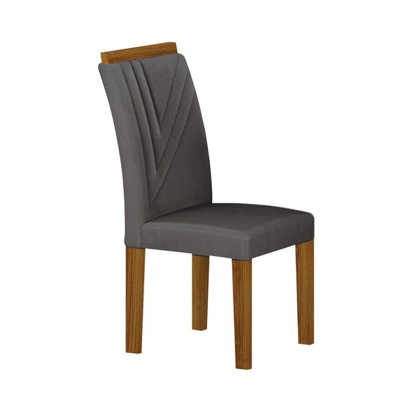 Jogo 2 Cadeiras Miami Yescasa Cinza Escuro