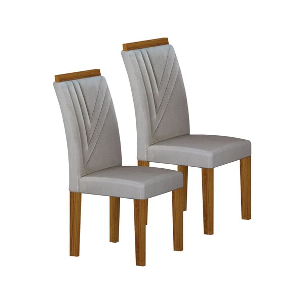 Jogo 2 Cadeiras Miami Yescasa Freijó/prata