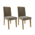 Jogo 2 Cadeiras Nicole Nature/joli