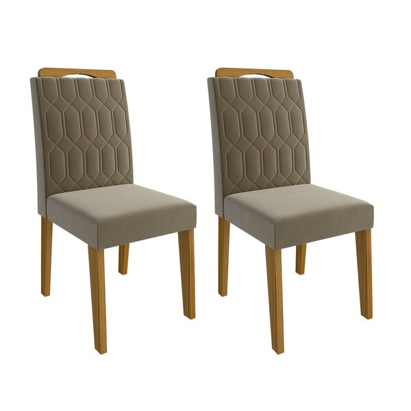 Jogo 2 Cadeiras Paola Cimol Nature/joli