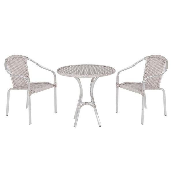 Jogo 2 Cadeiras Toquio 1 Mesa Alta Toquio De Área Externa, Ed