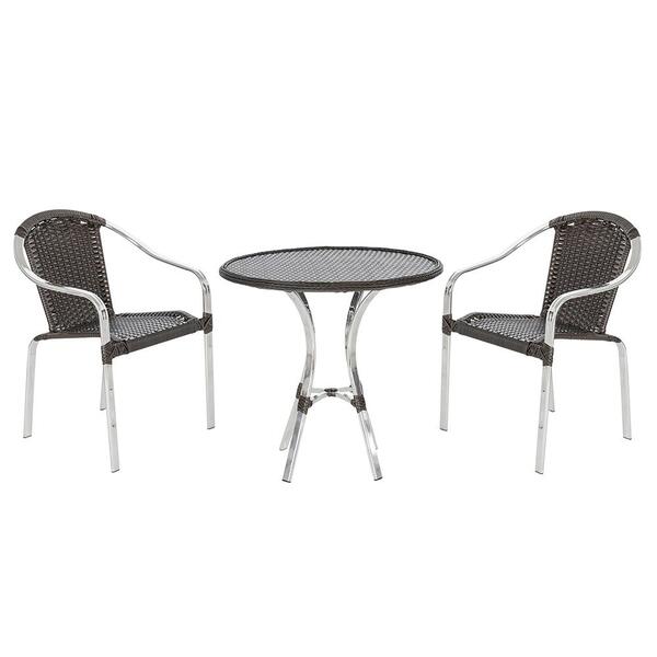 Jogo 2 Cadeiras Toquio 1 Mesa Alta Toquio De Área Externa, Ed