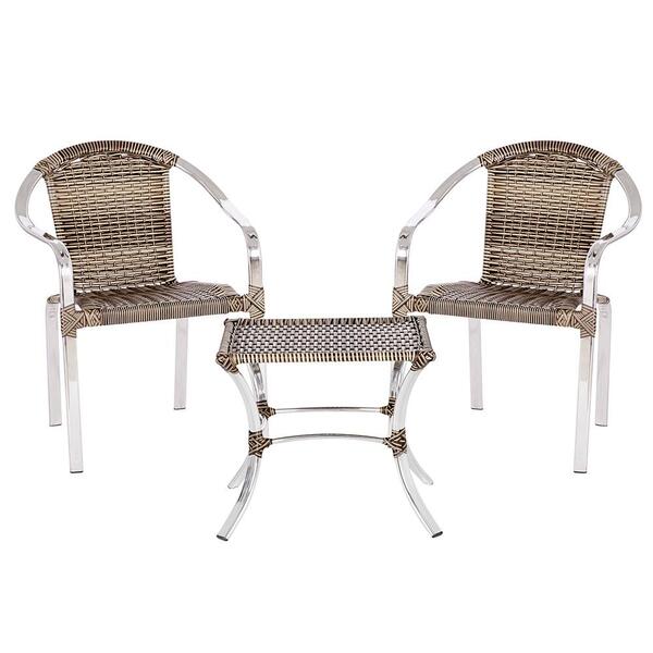 Jogo 2 Cadeiras Toquio 1 Mesa Baixa Colombia De Área Externa,