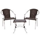 Jogo 2 Cadeiras Toquio 1 Mesa Baixa Colombia De Área Externa,