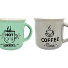 Jogo 2 Canecas Cerâmica Coffee Soft Colorida 350ml - Fratelli