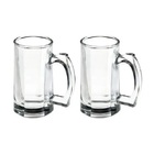 Jogo 2 Canecas De Vidro Chopp Zero Grau 370 Ml - Haüskraft