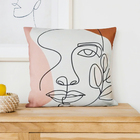 Jogo 2 Capa Almofada Boho Tropital Minimalista - 42cm X 42cm