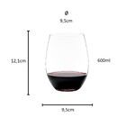 Jogo 2 Copos Cristal Puro 600ml Cabernet Merlot Riedel Luxo