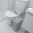 Jogo 2 Lixeiras Com Tampa Basculante 8l - Branco - Astra