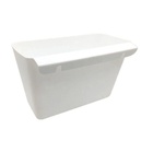 Jogo 2 Lixeiras Suspensa P/ Cozinha De Plástico Abs. 1.7 Lit.