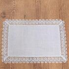 Jogo 2 Lugares Americanos Retangular Indonésia Branco