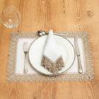 Jogo 2 Lugares Americanos Retangular Java Prata