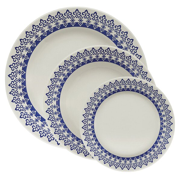 Jogo 2 Pratos Rasos 2 Pratos Fundos 2 Pratos Lanche Donna Gré