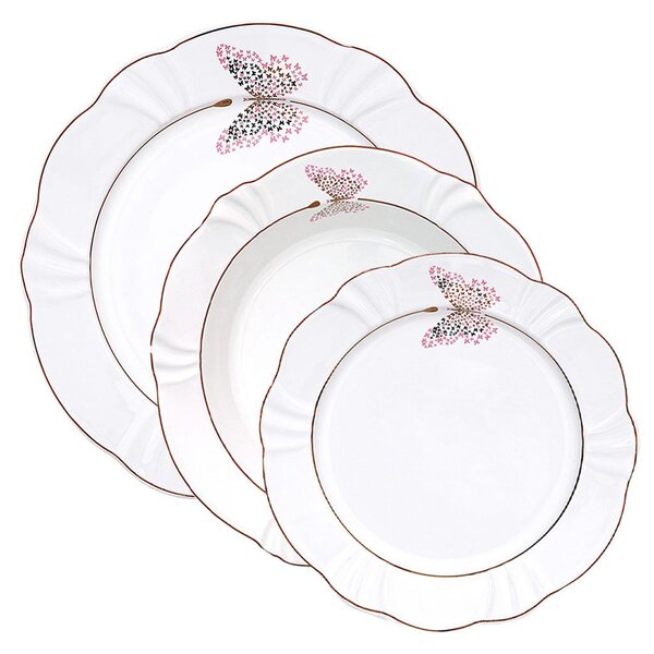 Jogo 2 Pratos Rasos 2 Pratos Fundos 2 Pratos Lanche Soleil En