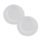 Jogo 2 Pratos Redondos Fundo 25cm De Melamina