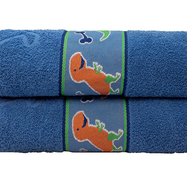 Jogo 2 Toalhas Banho Infantil Algodão Desenhos Camesa 70x130