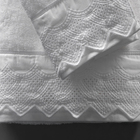 Jogo 2 toalhas de lavabo Trussardi Imperiale Bordada Branco