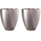 Jogo 2 Vasos Cachepô Cerâmico Frankfurt Paladio 10 - Japi