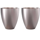 Jogo 2 Vasos Cachepô Cerâmico Frankfurt Paladio 14 - Japi