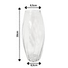 Jogo 2 Vasos Decorativos Vidro Rigado Ibiza E Oriental - Mist