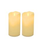 Jogo 2 Velas Eletrônica Led Efeito Moving Realista 14cm X 7,5