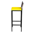 Jogo 3 Banqueta Alta Cozinha Balcão Ratan Industrial Assento